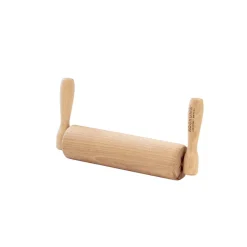 Best Kockums Jernverk Rolling pin with vertical handles, 26 cm Beige