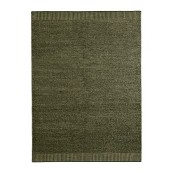 Jute & Natural Fibre Rugs^Woud Rombo rug moss , 170x240 cm Green