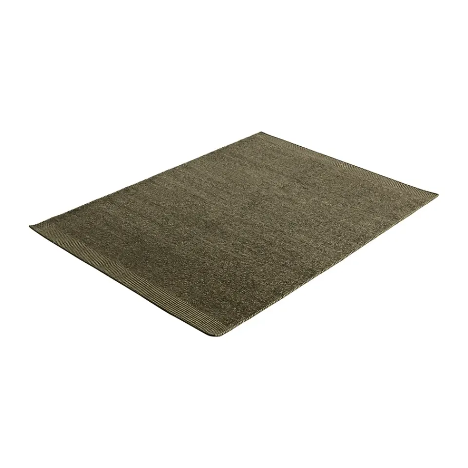 Jute & Natural Fibre Rugs^Woud Rombo rug moss , 170x240 cm Green