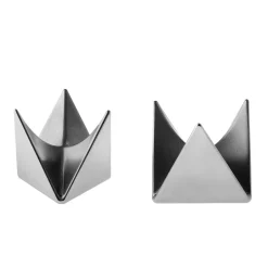 Alessi Roost egg cup, aluminium Silver-coloured