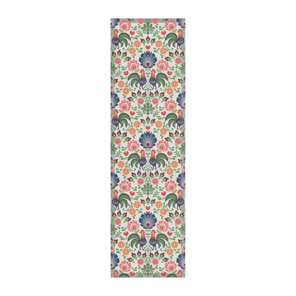 Table Runners^Ekelund Linneväveri Rooster table runner 35x120 cm, Multi
