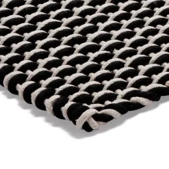 Bath Mats^Etol Design Rope rug , 50x80 cm Black