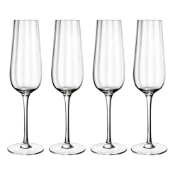 Clearance Villeroy & Boch Rose Garden champagne glass 4-pack 29 cl, Clear Transparent