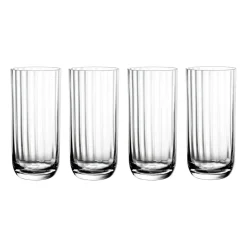 Cocktail & Martini Glasses|Long Drink & Highball Glasses^Villeroy & Boch Rose Garden long drink glass 4-pack 45 cl, Clear Transparent