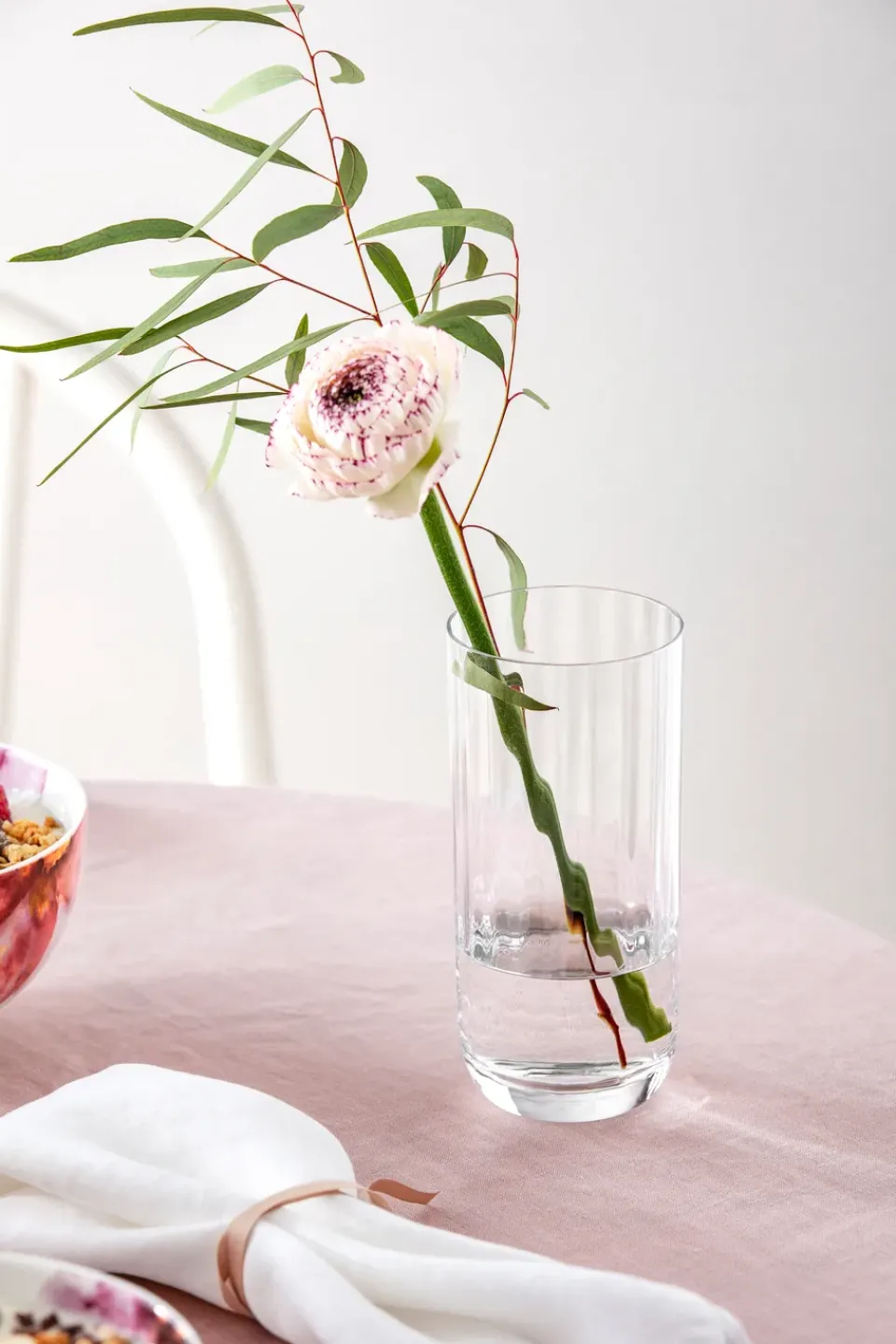 Cocktail & Martini Glasses|Long Drink & Highball Glasses^Villeroy & Boch Rose Garden long drink glass 4-pack 45 cl, Clear Transparent