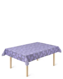 Fabric By The Metre|Oilcloths^Rosendahl outdoor nature oilcloth, Green-lavender GreenPurple