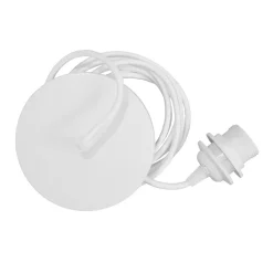Lamp Hooks & Suspensions^Umage Rosette cable and suspension set metal, White