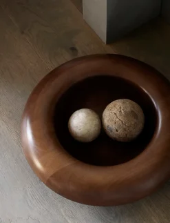 Sale Audo Copenhagen Round bowl Ø42 cm, Beechwood Brown