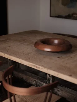 Sale Audo Copenhagen Round bowl Ø42 cm, Beechwood Brown