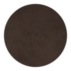 Best Northern Row rug round Ø270 cm, Dark Brown