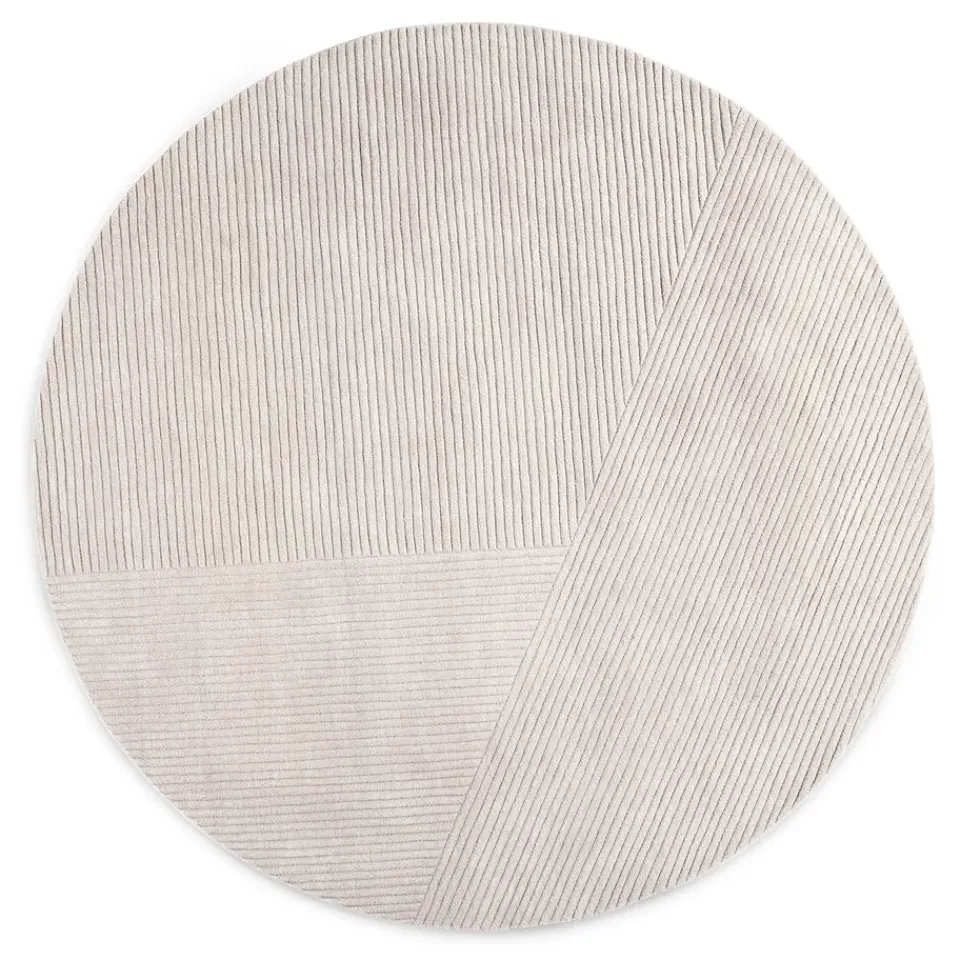 Round Rugs^Northern Row rug round Ø200 cm, Light Grey