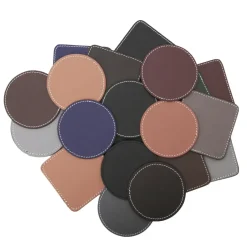 Hot Ørskov coaster 6-pack, cognac Brown