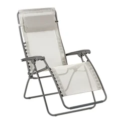 Seating^Lafuma Rsxa Clip Batyline Iso sun lounger, Seigle II Beige