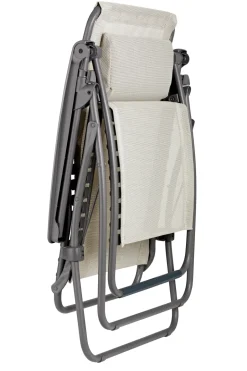 Seating^Lafuma Rsxa Clip Batyline Iso sun lounger, Seigle II Beige