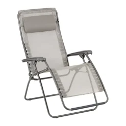 Seating^Lafuma Rsxa Clip Batyline Iso sun lounger, Terre Beige