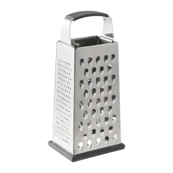Graters^Dorre Rubi Grater rubber foot handle 4 different, 24 cm Silver-coloured