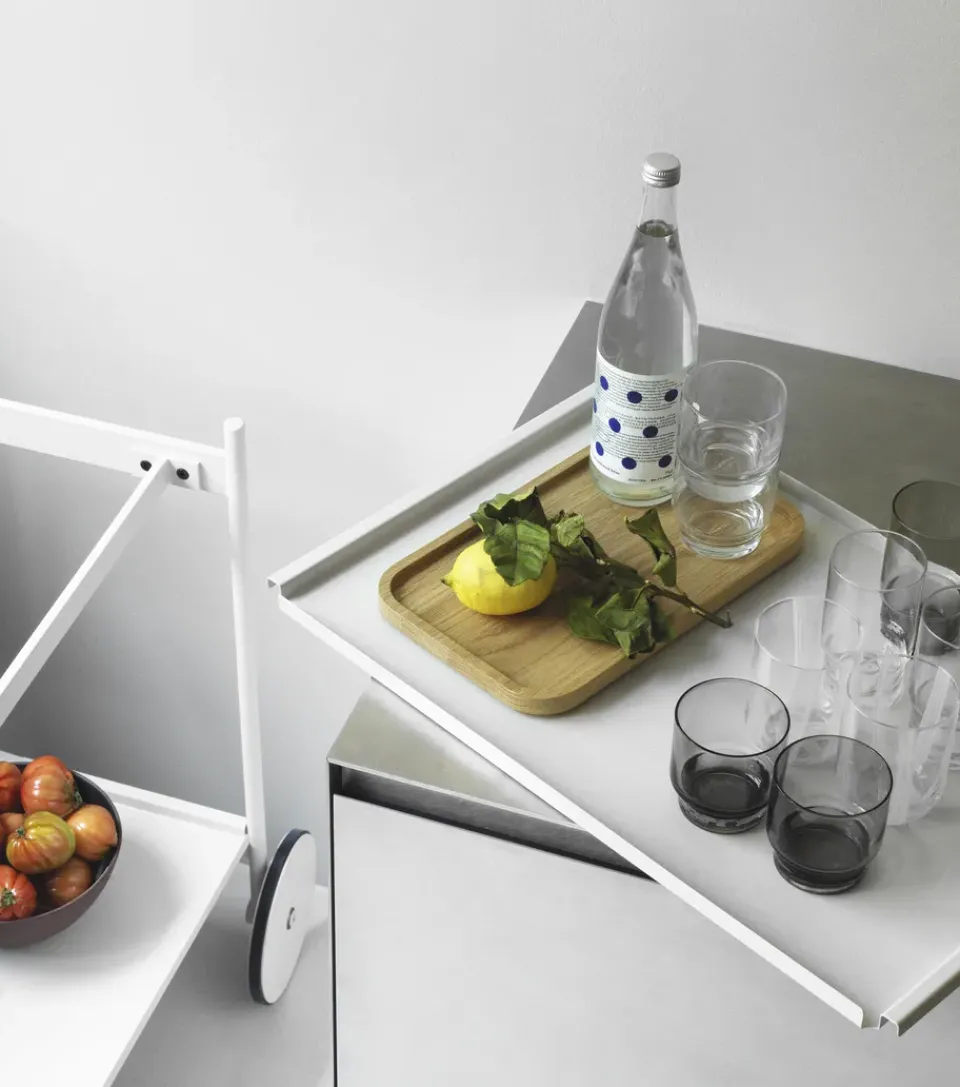 Discount Normann Copenhagen Rul serving cart, White Grey