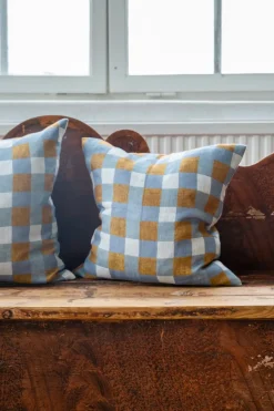 Cushion Covers^Fine Little Day Rutan cushion cover 45x45 cm, Oat BlueBeige