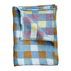 Discount Fine Little Day Rutan throw 100x145 cm, Oat BlueBeige