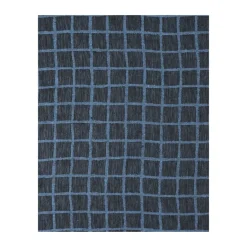Sale Fine Little Day Rutig jacquard-woven table cloth 147x147 cm, Blue-black BlueBlack