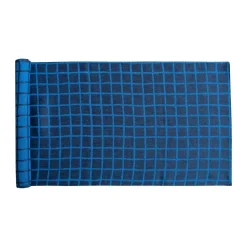 Discount Fine Little Day Rutig jacquard-woven table runner 45x150 cm, Blue-black BlueBlack