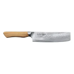 Japanese Knives|Vegetable Knives^Satake Saceilinge Kaizen Nakiri vegetable knife, 16 cm Silver-colouredBrown