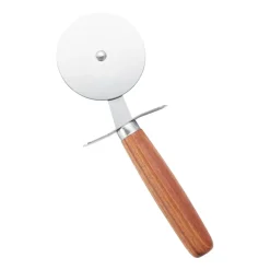 New Dorre Sade pizza set: pizza cutter, cutting board Ø32 cm, Acacia BeigeBrown