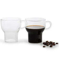 Glögg & Mulled Wine Mugs|Espresso Cups^Sagaform glassmug 25 cl 2-pack, clear Transparent