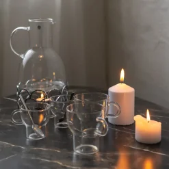 Glögg & Mulled Wine Mugs|Espresso Cups^Sagaform glassmug 25 cl 2-pack, clear Transparent