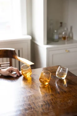 Discount Sagaform tumblers with rounded bottom 30 cl 6-pack, Amber Orange