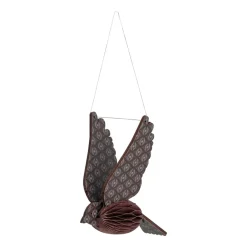 Christmas Decorations^Bloomingville Sagalin Bird Christmas ornament, Brown