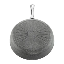 Saucier & Sauté Pans^Ballarini Salina Ceramic Granite skillet with glass lid, 28 cm Grey