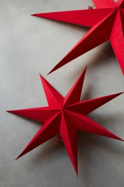 Christmas Stars^Watt & Veke Sally advent star Ø60 cm, Red