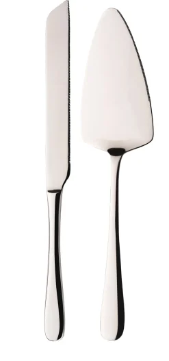 Hot Dorre Sally serving set 2 pieces 25 cm, Stainless steel Silver-coloured