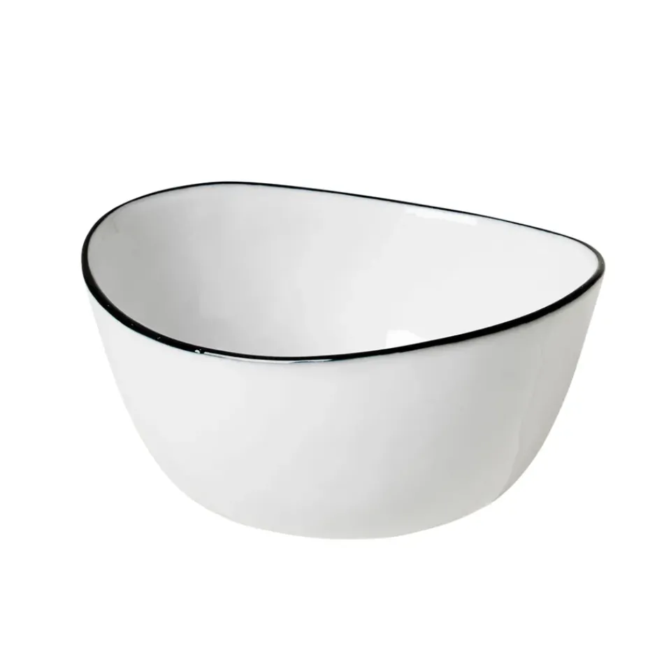 Breakfast Bowls^Broste Copenhagen Salt bowl without dots, Ø 10 cm White
