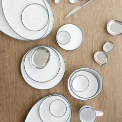 Breakfast Bowls^Broste Copenhagen Salt bowl without dots, Ø 7.5 cm White