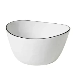 Serving Bowls^Broste Copenhagen Salt bowl without dots, Ø 18.5 cm White
