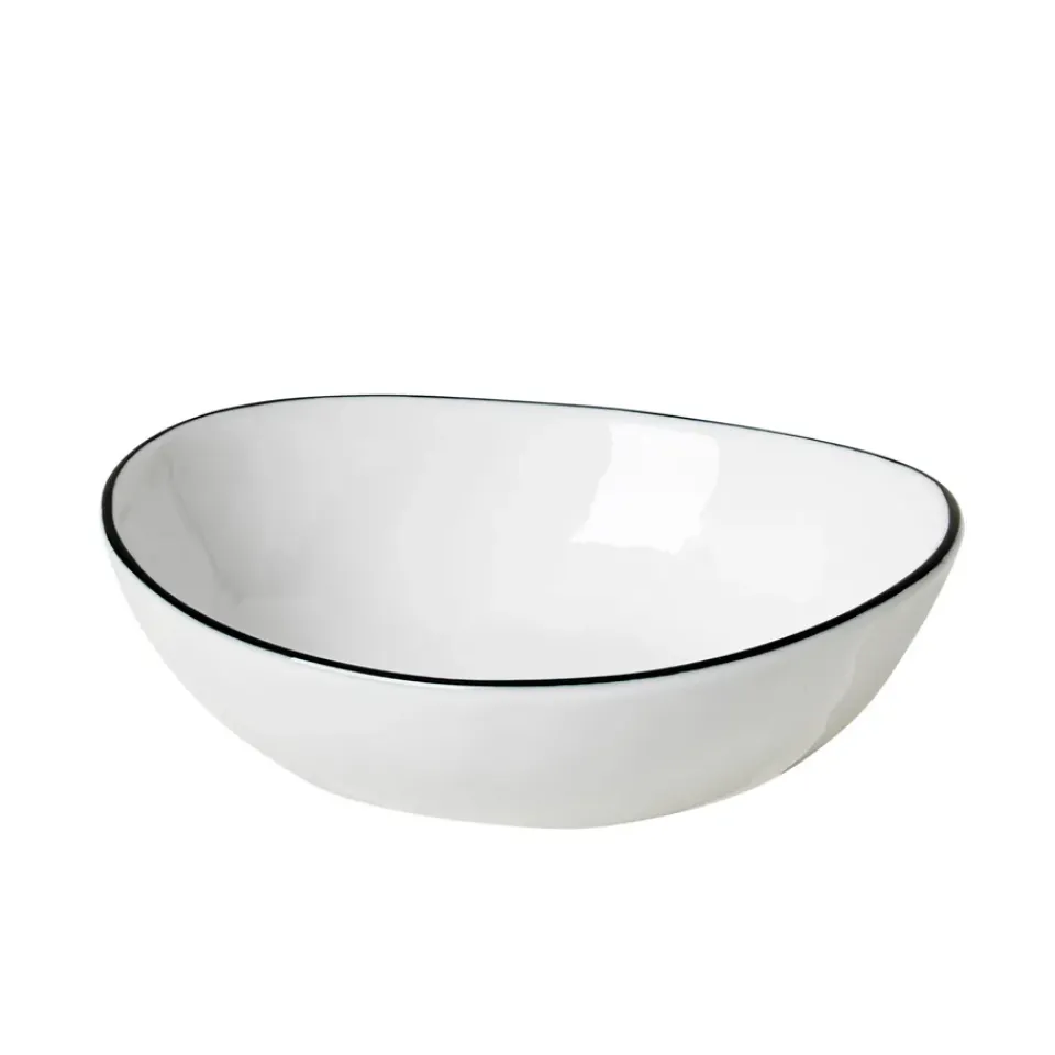 Serving Bowls^Broste Copenhagen Salt bowl without dots, Ø 12.5 cm White