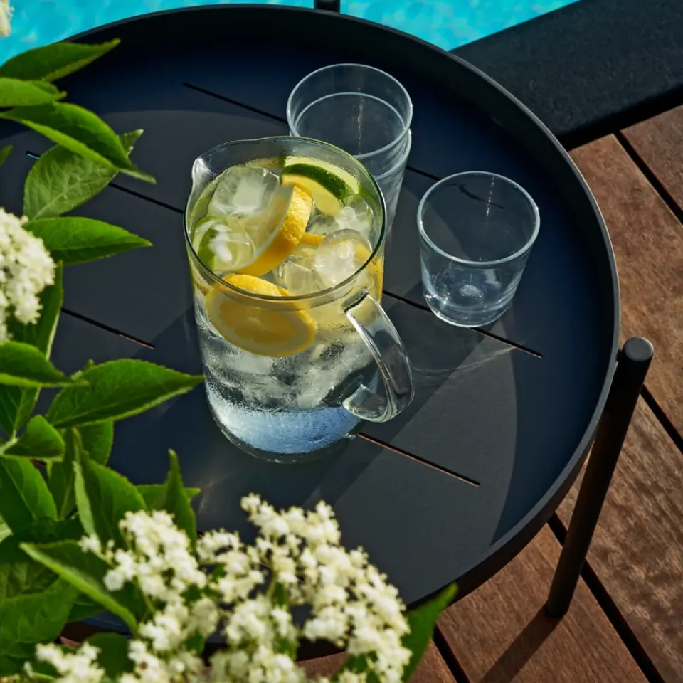 Table For Outdoor Use|Outdoor Lounge Furniture^Skargaarden Saltö coffee table, Light , small Grey