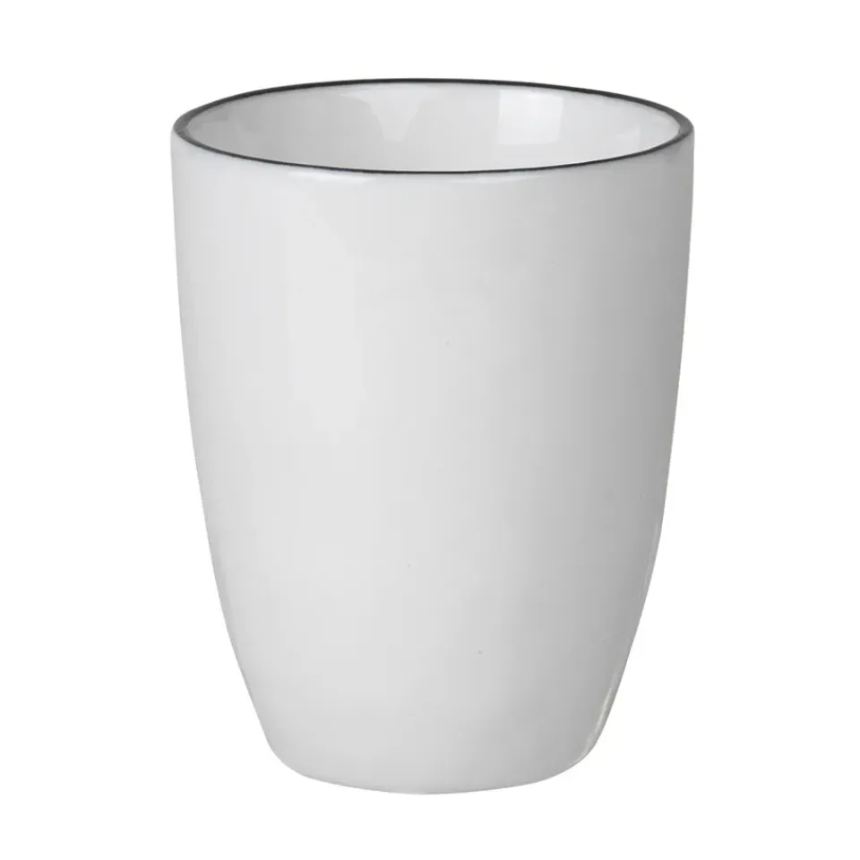 Glögg & Mulled Wine Mugs|Espresso Cups^Broste Copenhagen Salt espresso cup, 10 cl BlackWhite