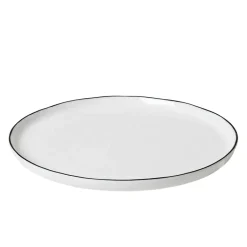 Small Plates & Side Plates^Broste Copenhagen Salt plate without dots, Ø 18 cm White