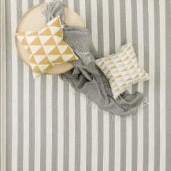New Scandi Living Salt wool throw, stone Grey