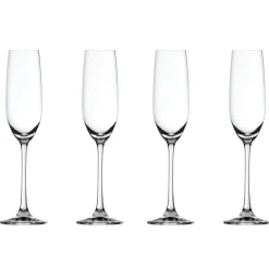 Champagne Glasses^Spiegelau Salute Champagne glass 21cl. 4-pack, clear Transparent