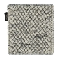Outlet Material Samples Sample flock wool rug, Natural gray Grey