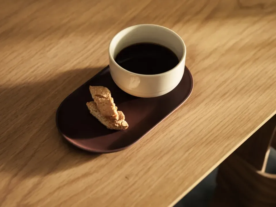 Serving Platters & Dishes^Design House Stockholm Sand plate oval 12.5x20 cm, clay Red