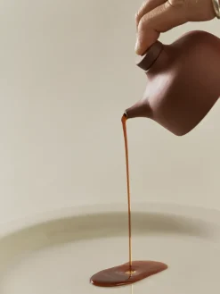 Sauce & Gravy Boats^Design House Stockholm Sand soy sauce bottle 12 cl, clay Red