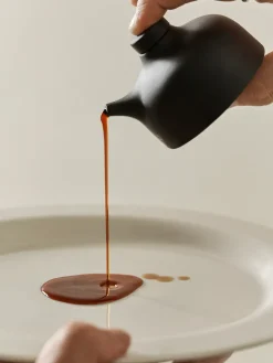 New Design House Stockholm Sand soy sauce bottle 12 cl, clay Black