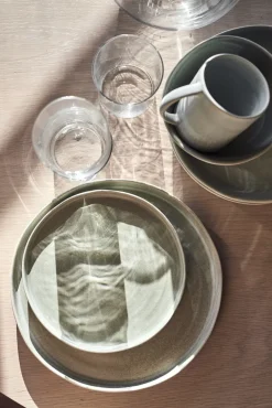 Deep Plates^Scandi Living Sandsbro pasta plate, Light , Ø23 cm Grey