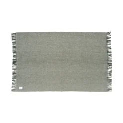 Wool Blankets & Throws^Scandi Living Sandstone wool throw 130x180 cm, Khaki Green
