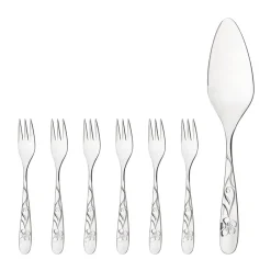 Best Hardanger Bestikk Sanna cake set, 7 pieces Silver-coloured